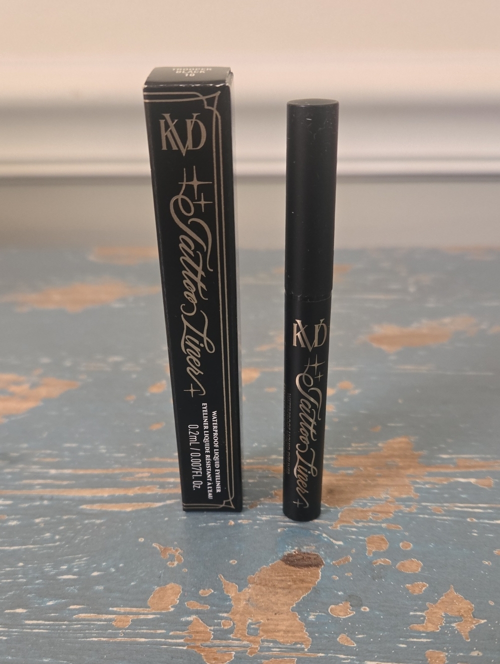 KVD Tattoo Liner Waterproof Liquid Eyeliner — Trooper Black